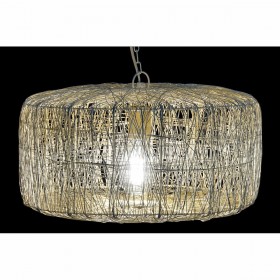 Lampadario DKD Home Decor Argentato Metallo 50 W 46 x 46 x 23 cm