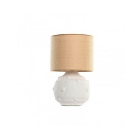 Lampada da tavolo Home ESPRIT Bianco Marrone 50 W 220 V