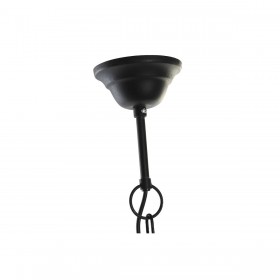 Lampadario DKD Home Decor Naturale Nero Metallo Legno 50 W 36 x 36 x 40 cm