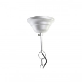 Lampadario DKD Home Decor Marrone Argentato Ferro Legno di mango 50 W 41 x 41 x 40 cm