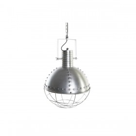 Lampadario DKD Home Decor Argentato Ferro 50 W 43 x 43 x 66 cm