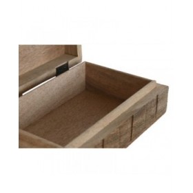 Scatola-Portagioie Home ESPRIT Naturale Legno di mango (2 Pezzi)