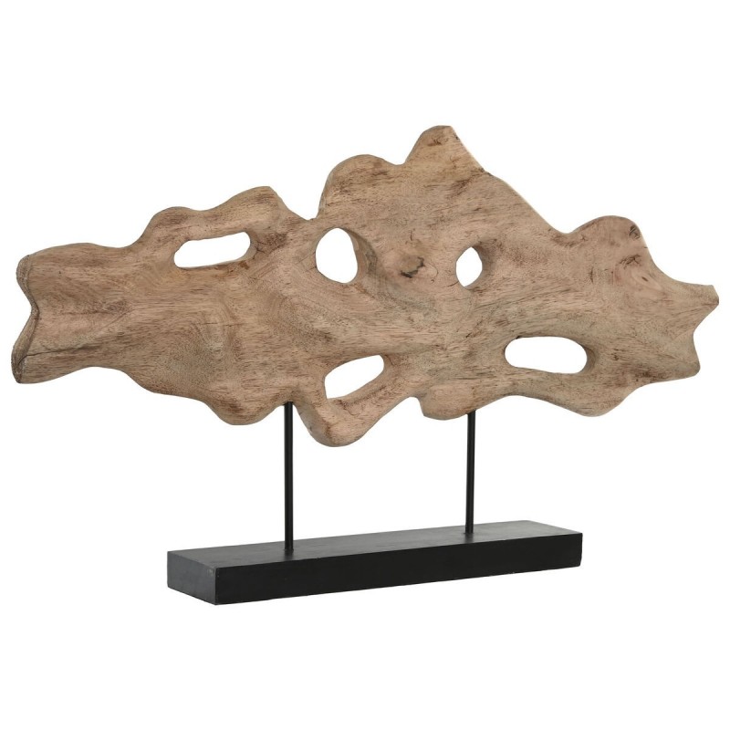 Statua Decorativa Home ESPRIT Nero Marrone Chiaro Moderno 74 X 9 X 42 CM