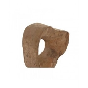 Statua Decorativa Home ESPRIT Marrone Nero Moderno 20 x 9 x 34 cm