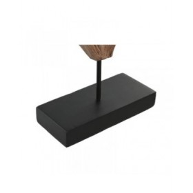 Statua Decorativa Home ESPRIT Marrone Nero Moderno 40 x 9 x 40 cm