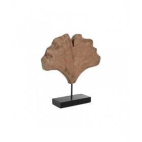 Statua Decorativa Home ESPRIT Marrone Nero Moderno 40 x 9 x 40 cm