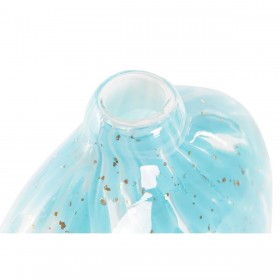 Vaso DKD Home Decor Azzurro Cristallo Mediterraneo 12,5 x 6,5 x 28 cm