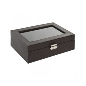 Scatola-Portagioie Home ESPRIT Marrone Marrone scuro Poliuretano 25 x 16 x 8,5 cm