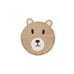 Tappeto Home ESPRIT Per bambini Orso 120 x 120 x 1 cm