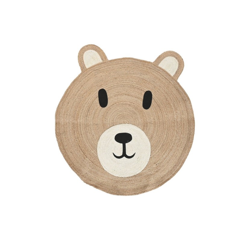 Tappeto Home ESPRIT Per bambini Orso 120 x 120 x 1 cm