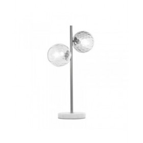 Lampada da tavolo Home ESPRIT Argentato 40 W 220 V