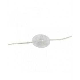 Lampada da Terra Home ESPRIT Trasparente Argentato 50 W 220 V 30 x 30 x 172 cm