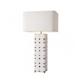 Lampada da tavolo Home ESPRIT Bianco Dorato