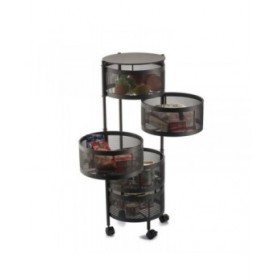 Tavolo aggiuntivo Home ESPRIT Nero