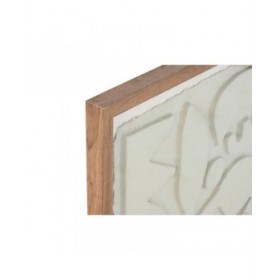 Quadro Home ESPRIT Beige Astratto Scandinavo 50 x 3 x 70 cm (2 Unità)