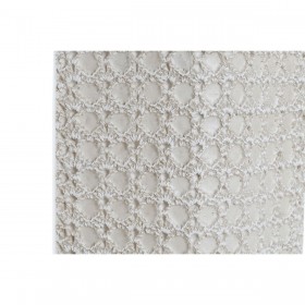 Vaso DKD Home Decor 17 x 10 x 47 cm Bianco Resina Moderno