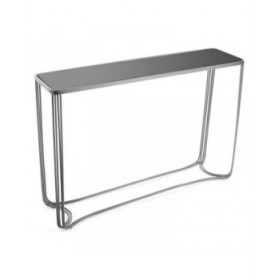 Tavolo aggiuntivo Versa 31 x 75 x 110 cm Argentato