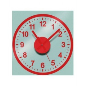 Orologio da Parete Versa Rosso Adesivo