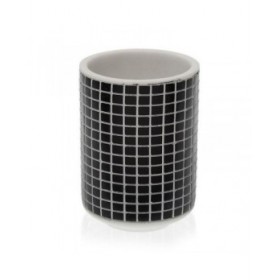 Portaspazzolini da Denti Versa Tatiana Multicolore Resina 7,5 x 9,9 x 7,5 cm