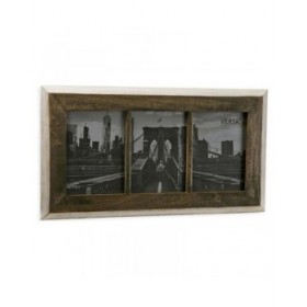 Portafoto da Parete Versa 21390040 Legno (1,8 x 18,8 x 40 cm)