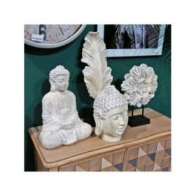 Statua Decorativa Versa Buddha Resina (19 x 26 x 18 cm)
