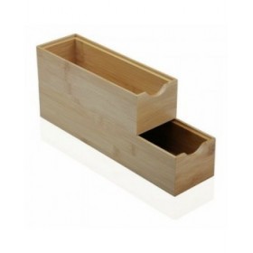 Scatola Multiuso Versa 8420327461704 Bambù (7,8 x 6,4 x 23 cm)