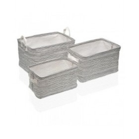 Set di Cestini Versa 25 x 22 x 35 cm 35 x 25 x 22 cm 32 x 21 x 19 cm 28 x 17 x 15 cm