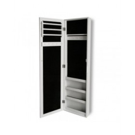 Specchio da parete Versa Bianco Legno MDF Minimalista 10 x 120 x 30 cm