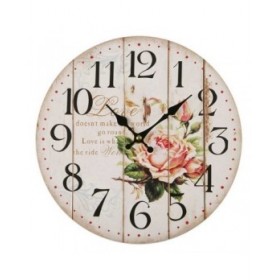 Orologio da Parete Versa Rosé Metallo (5 x 28 x 28 cm)