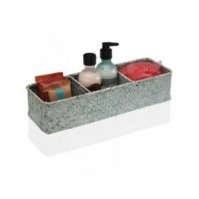 Scatola con scomparti Versa Alghe marine (12 x 8 x 36 cm)