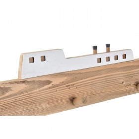 Appendiabiti da parete DKD Home Decor 91 x 8,5 x 20 cm Naturale Legno Barco