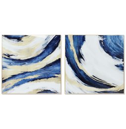 Cornice Portafoto DKD Home Decor Beach 51 x 2 x 40,5 cm Legno Marinaio