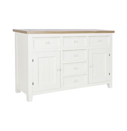 Credenza DKD Home Decor Nero Dorato Metallo Pioppo 150 x 50 x 80 cm