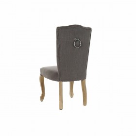 Sedia da Sala da Pranzo DKD Home Decor 52 x 53 x 103 cm Grigio scuro