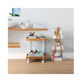 Scaffale da Bagno Versa Bambù Legno MDF Legno MDF/Bambù (18 x 81 x 30 cm)
