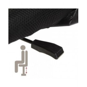 Poltrona da Ufficio Versa Nero Rosso Multicolore 51 x 58 cm