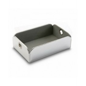 Svuotatasche Versa Argento Ecopelle Metallo (13 x 6,5 x 20 cm)