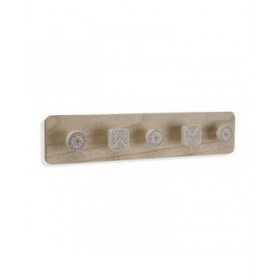 Appendiabiti da parete Legno MDF (4,5 x 10 x 48 cm)