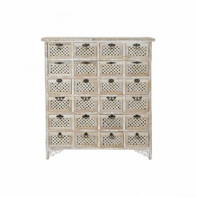 Cassettiera DKD Home Decor Marrone Chiaro Abete Cottage Decapaggio 89 x 30 x 98 cm