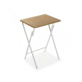 Tavolo Pieghevole Versa Marrón Glacé Metallo Legno MDF (37,5 x 65,5 x 47,5 cm)