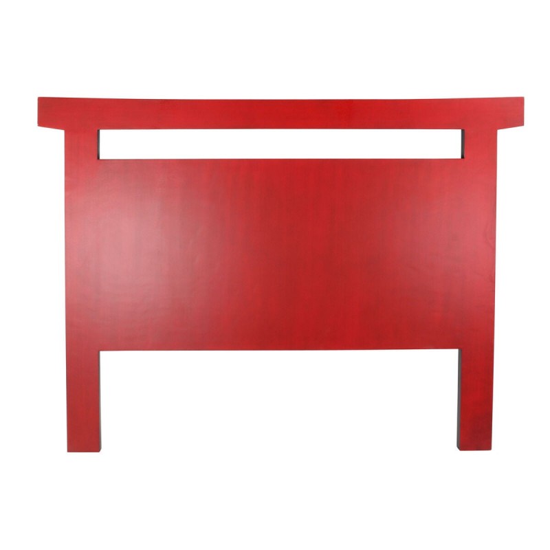 Testiera del Letto DKD Home Decor Nero Rosso Legno Abete Legno MDF 160 x 4 x 120 cm