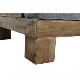 Divano DKD Home Decor Grigio Naturale Alpino 224 x 95 x 82 cm