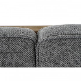 Divano DKD Home Decor Grigio Naturale Alpino 224 x 95 x 82 cm
