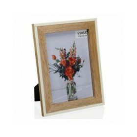 Cornice Portafoto Versa Angara Legno (2 x 22 x 17 cm) (13 x 18 cm)