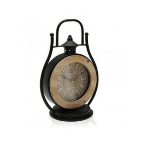 Orologio da Tavolo Versa Metallo (16,5 x 41 x 26 cm) (26 cm)