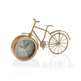 Orologio da Tavolo Bicicle Versa VS-18190895 Orata Metallo (6 x 20 x 33 cm) (6 x 20 x 33 cm)