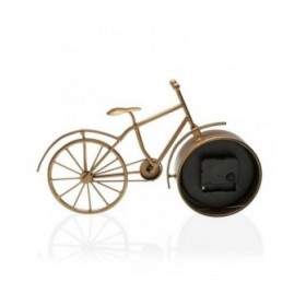 Orologio da Tavolo Bicicle Versa VS-18190895 Orata Metallo (6 x 20 x 33 cm) (6 x 20 x 33 cm)