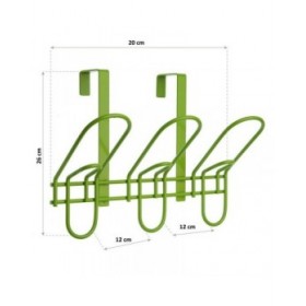 Appendiabiti per Porte Versa Metallo (12 x 26 x 20 cm)