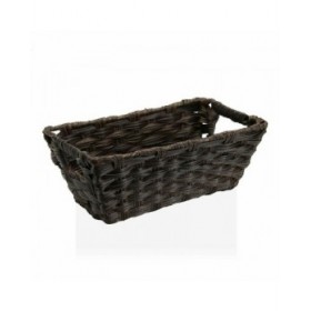 Cestino Multiuso Versa 17 x 11,5 x 29 cm Con manici Marrone scuro