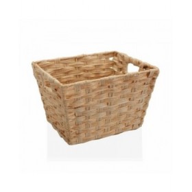 Cestino Multiuso Versa 24 x 19 x 29 cm Con manici Beige